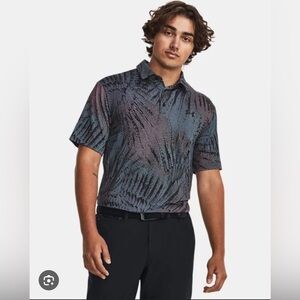 Under Armour Men’s XL UA Playoff 3.0 Feather Flock Golf Polo UPF 30+